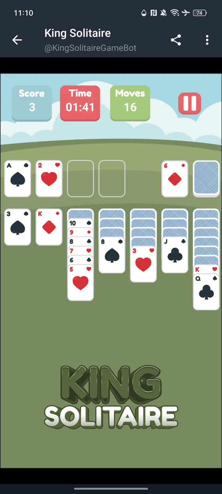 kingsolitairegamebot